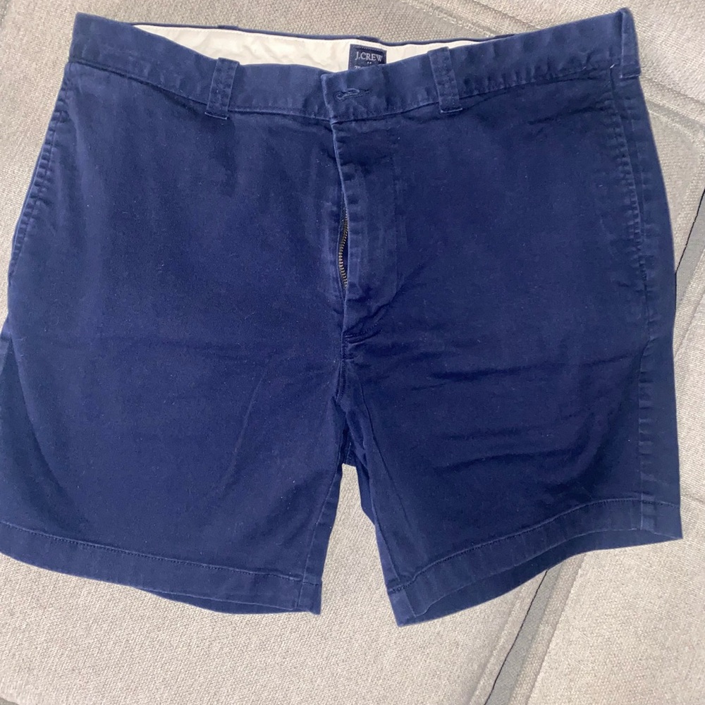 J. Crew Navy Blue Casual Shorts size 34 with 7” inseam